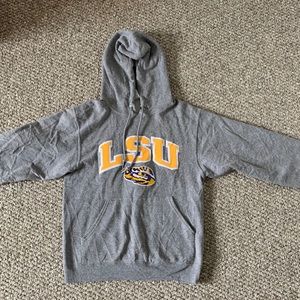 LSU grey sweatshirt